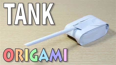How To Make A Paper Tank Youtube
