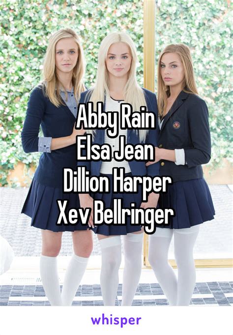 Abby Rain Elsa Jean Dillion Harper Xev Bellringer