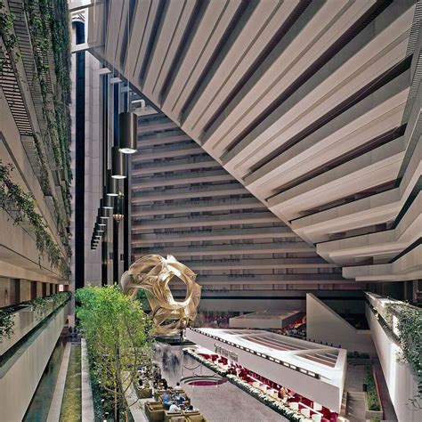 John Portman The Architect Who Designed The Soaring Hotel Lobby Atrium