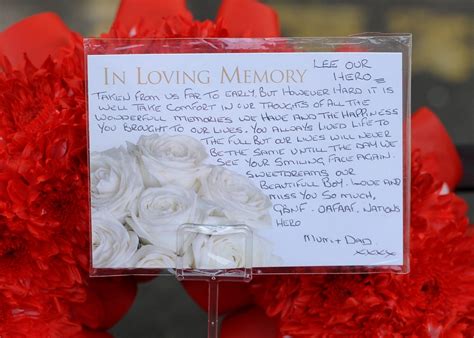 For those who wish, a different sense of wage; Lee Rigby funeral: Thousands gather at Bury Parish Church ...