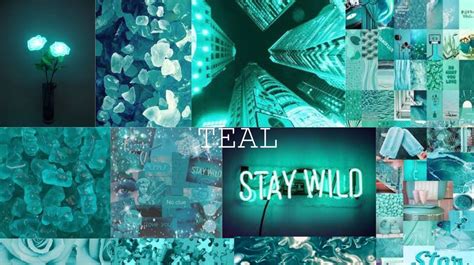 Teal Aesthetic Teal Neon Signs Stay Wild