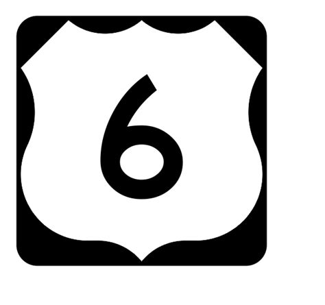 Us Route 6 Sticker R1874 Highway Sign Road Sign Winter Park Products