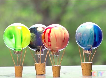 Wooden cute hot air balloon pattern art scrapbooking embellishments craft handmade home decoration 10pcs hot air balloon wooden collection collection hanging wood craft diy scrapbooking accessory handmade home. Painted Hot Air Balloons Craft | crayola.com