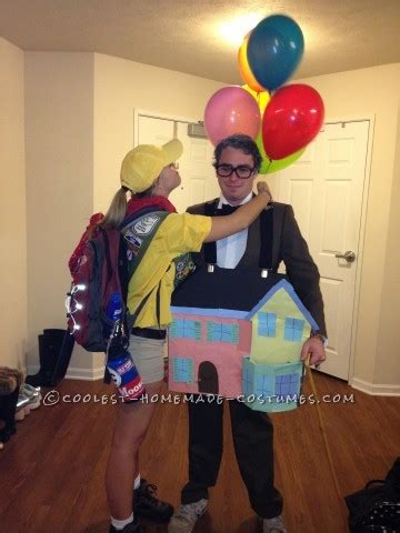Coolest Up Carl Fredricksen And Russell Couple Costume