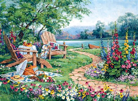 Lakeside Afternoon 260 Pieces Anatolian Puzzle Warehouse