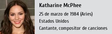 Katharine Mcphee Estatura Altura Peso Medidas Edad Biograf A Wiki