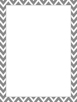 I have a red bottom border. Blank Page with Chevron Border by Elementary Techie ...