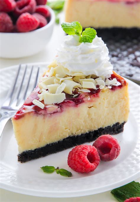 White Chocolate Raspberry Cheesecake With Oreo Crust Recipe