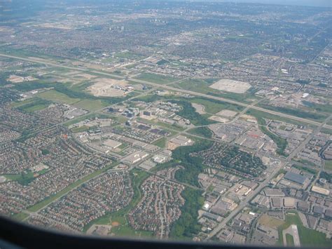I used to take highway 407 home from work, and would exit at different ramps well before my usual exit. Downtown Markham from the air | Highway 7 between Warden ...