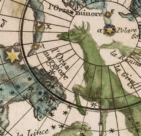 1790 Planisfero Celeste Settentrionale Map Planisphere Etsy