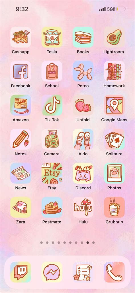 30 Cute Kawaii App Icons Làm Mới Hình ảnh ứng Dụng Trên điện Thoại Của Bạn