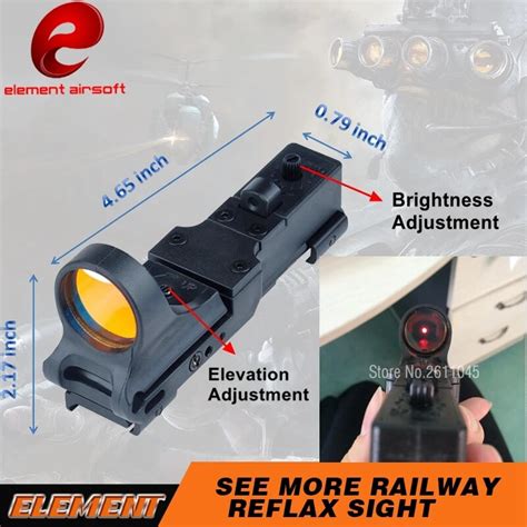 Tactical Red Dot Scope Ex Element Seemore Railway Reflex Red Dot
