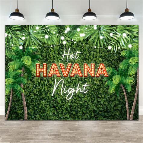 Avezano Havana Nights Backdrop For Adult Birthday Party Photoshoot