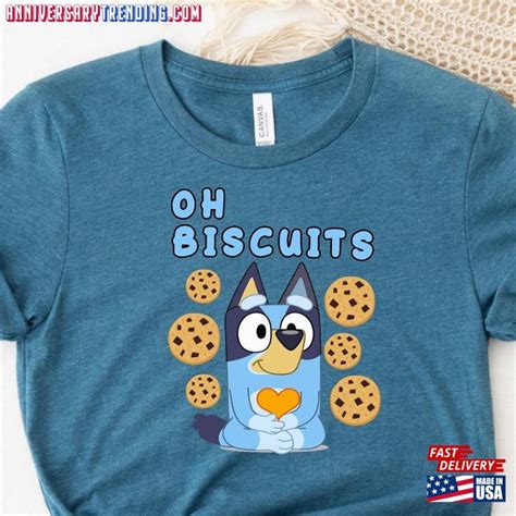 oh biscuits shirt bandit heeler bluey dad unisex t shirt anniversarytrending