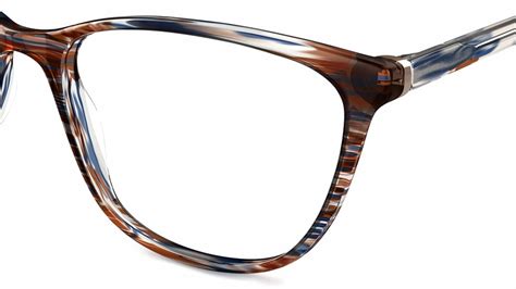 specsavers women s glasses luanda brown angular plastic acetate frame 249 specsavers australia