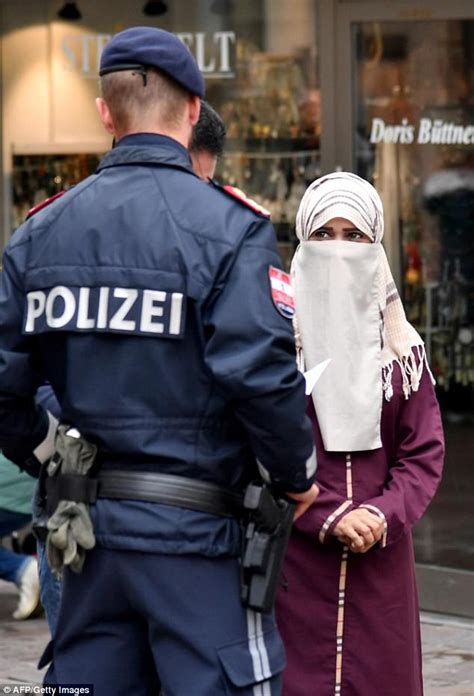 Muslim Woman Forced To Remove Her Veil In Austria Daily Mail Online