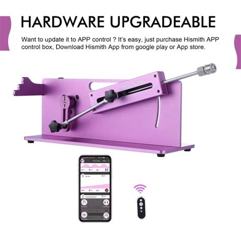 hismith table top 2 0 pro premium sex machine with app purple