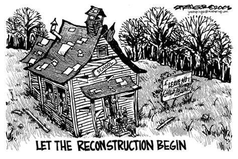 Water was out as well. Hailey's History Blog: Reconstruction Cartoon