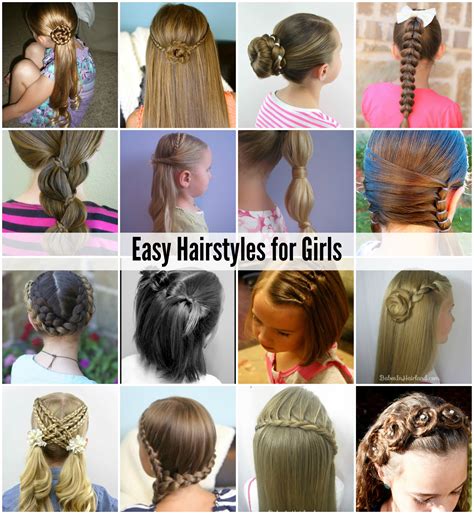 Easy Hairstyles For Girls The Idea Room