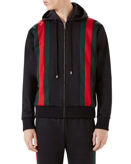 Gucci Web Striped Track Jacket Neiman Marcus