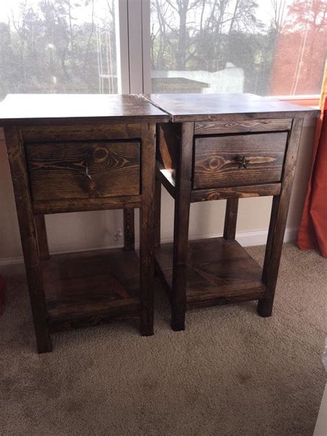 This lamp is a truly unique lighting solution with. Pair of farmhouse style nightstands | Nightstand plans ...