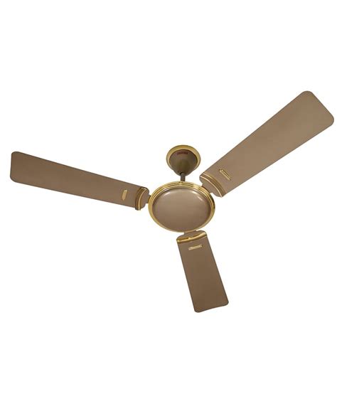 An ordinary ceiling fan would consume more power as compared to energy efficient ceiling fan. Usha 1200 mm Exxo Ceiling Fan - Coniac Brown Price in ...