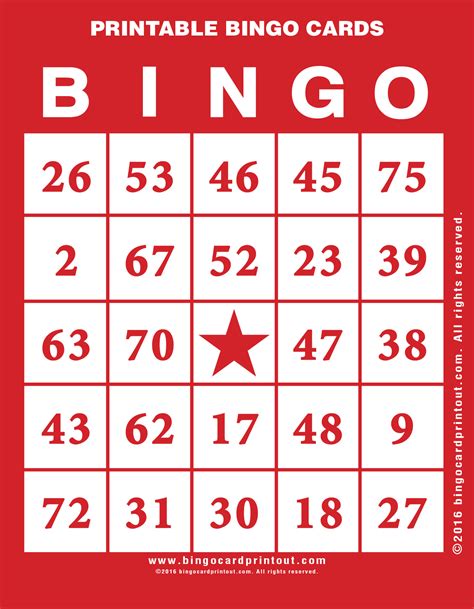 Or do you need a new game? Printable Bingo Cards from BingoCardPrintout.com