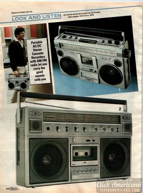 Retro Stereos Tech And 80s Electronics From The 1981 Sears Catalog