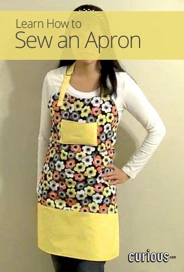 How To Sew An Apron Sewing Aprons Fashion Sewing Apron