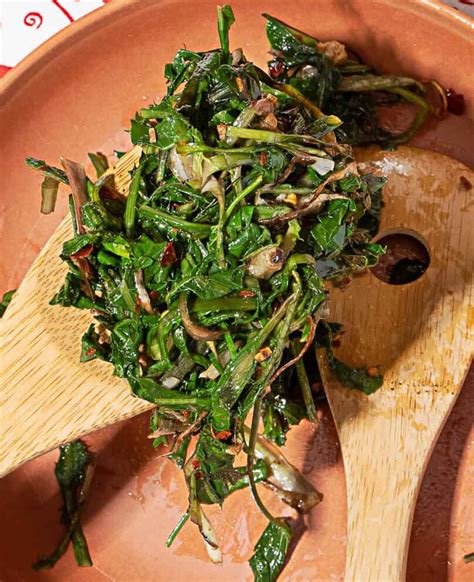 Sautéed Italian Dandelion Greens Cicoria