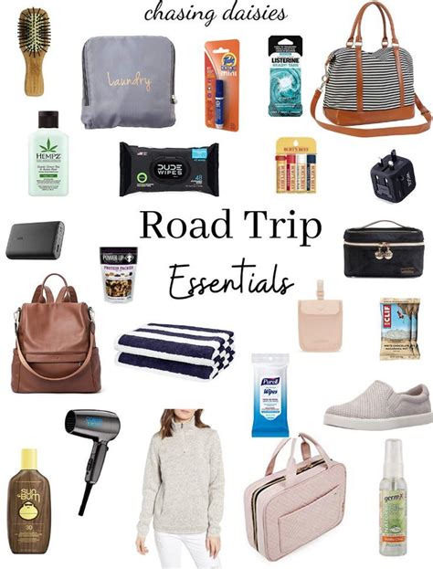 A Simple Road Trip Checklist Packing Essentials Road Trip Kit Road