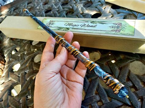 Magic Wand Blue And Gold Cosplay Magic Wand Witches Wand Party Wand