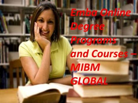 Emba Online Degree Programs And Courses Mibm Global