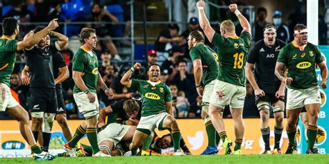 Watch Highlights Springboks Victory Against New Zealand In Last Gasp Thriller In Australia
