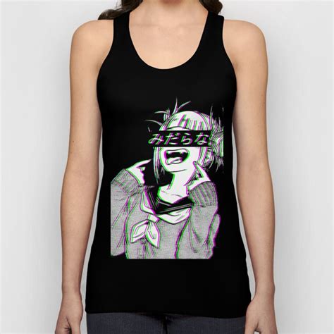 Lewd Sad Japanese Anime Aesthetic Tank Top By Poserboy Society6