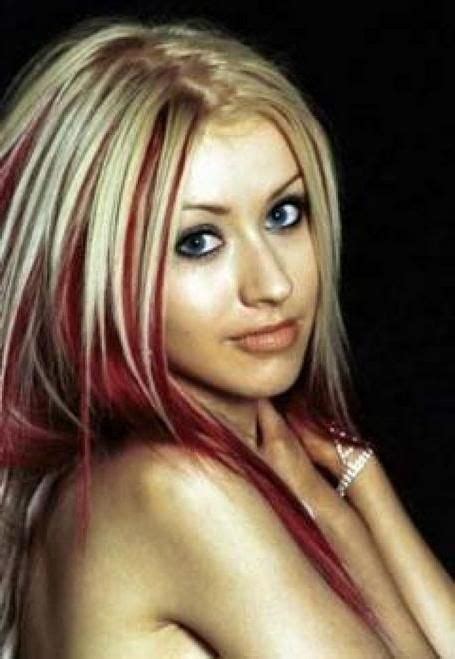 Red Hair With Blonde Highlights In Front - Blonde Hair With Red Underneath