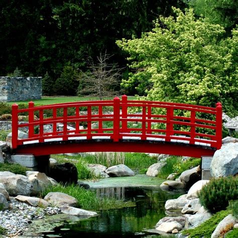 11 Small Bridges In A Delightful Japanese Garden For