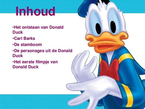 Spreekbeurt Donald Duck