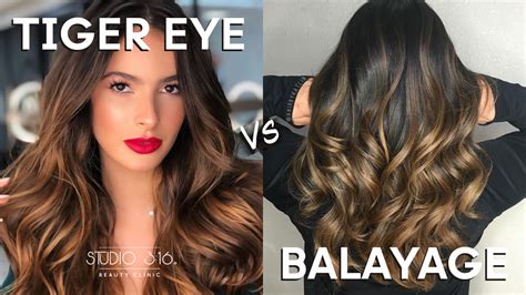 Mechas Tiger Eye vs Balayage Diferencias entre ambas técnicas