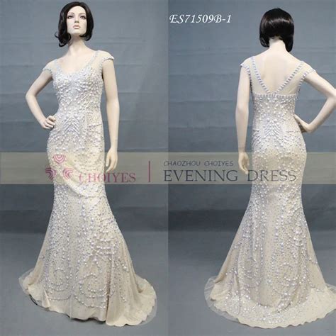 Beaded Cap Sleeve Sex Prom Evening Dress Gowns For Wedding Buy Free