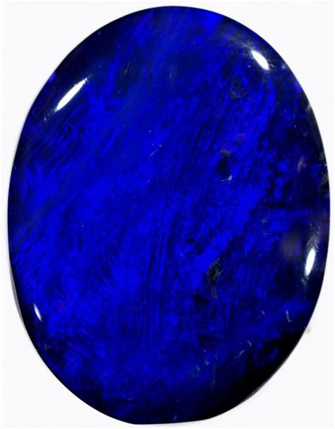 148 Ctslarge Blue Black Opal Stone Well Polished Bo166 Black Opal