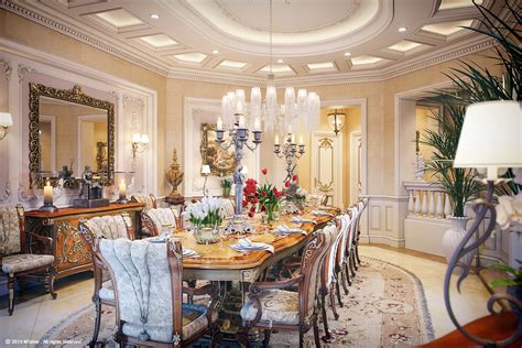 Luxury Villa Dining Room 3 Interior Design Ideas