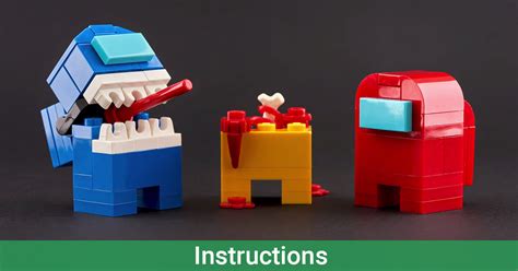 Build an Among Us character in LEGO and customise them to your fancy