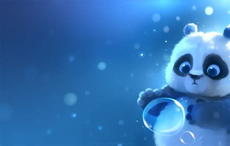 Wallpaper Panda Bubble By Apofiss Images For Desktop