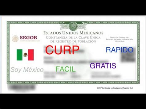 Tutorial paso a paso describiendo cómo descargar la curp en su nuevo formato a cualquier dispositivo. Como Consultar E Imprimir La Curp Actualizada 2019 | Im ...