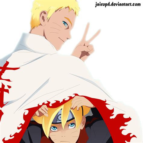 Naruto Y Boruto Father And Son By Jairopd On Deviantart