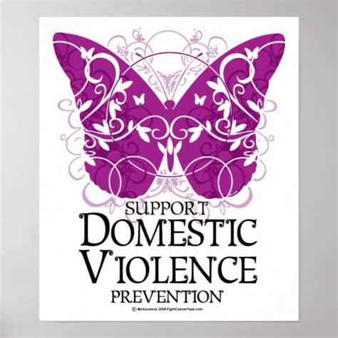 Domestic Violence Butterfly Poster Zazzle