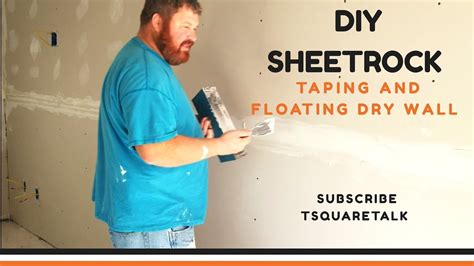 Diy Sheetrock Drywall Taping And Floating Youtube