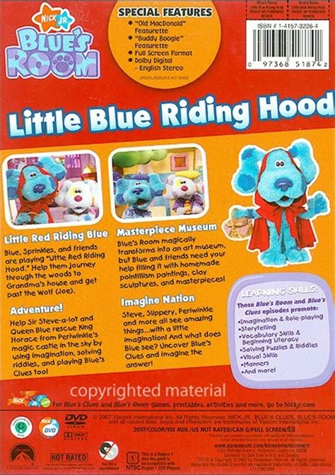 Blues Clues Blues Room Little Blue Riding Hood Dvd 2007 Dvd Empire