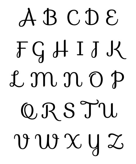 20 Best Font Styles Alphabet Printable Pdf For Free At Printablee